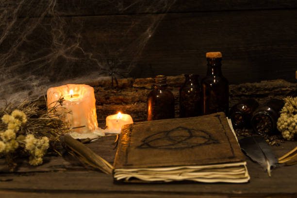 istock set of objects symbols of esoteric rituals 1341387198