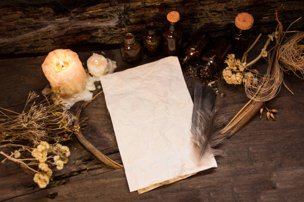 istock set of objects symbols of esoteric rituals 1341387970