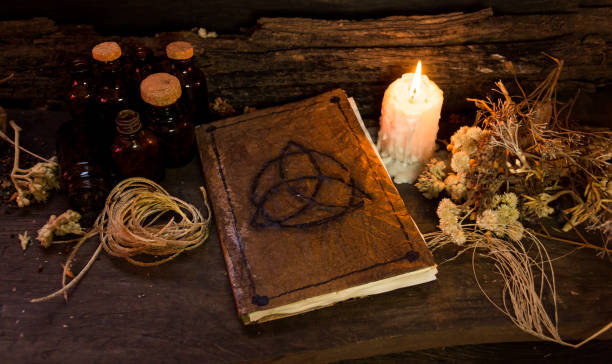 istock set of objects symbols of esoteric rituals 1341388083