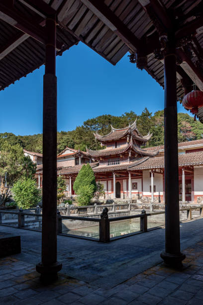 istock Local structure of Chinese traditional Buddhist temples 1341389289