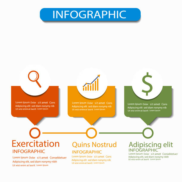 Vector Infographic label design template with icons and 3 options or steps. Can be used for process diagram, Vector Infographic label design template with icons and 3 options or steps. Can be used for process diagram,eps10 three animals stock illustrations