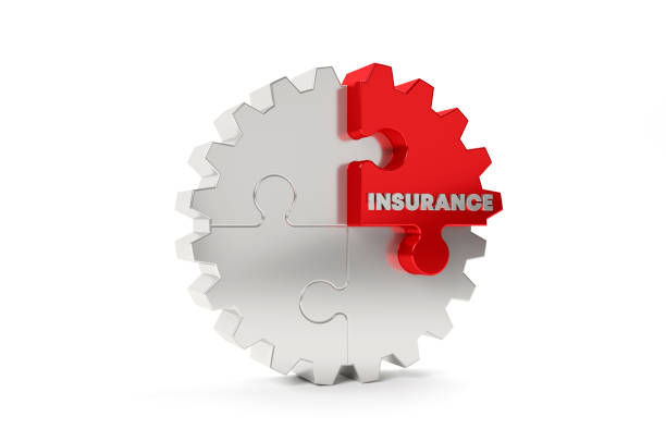 istock Insurance Gear Concept 1341391115