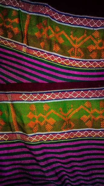 istock Beautiful East Timor Etnhic Pattern Fabric 1341395668
