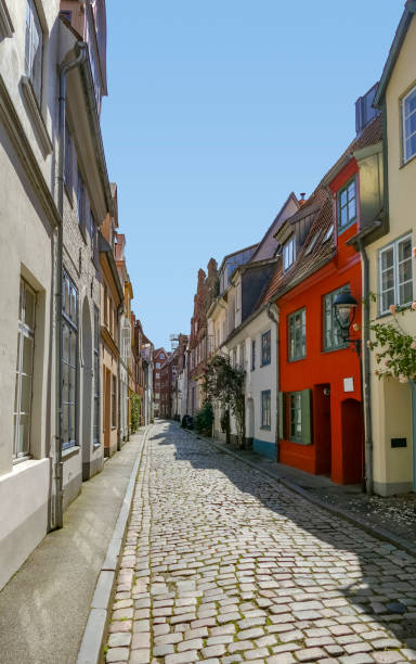 istock Historic alley in Luebeck 1341405285