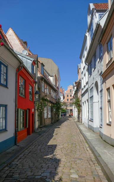 istock Historic alley in Luebeck 1341405361