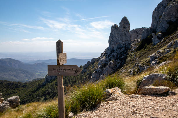 istock hiking around the puig de galatzo, Mallorca 1341407110