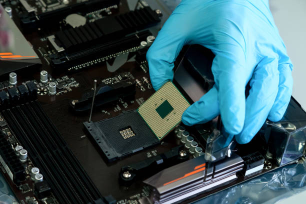 istock Assembly, configuration and repair of personal computers in PC service 1341418597
