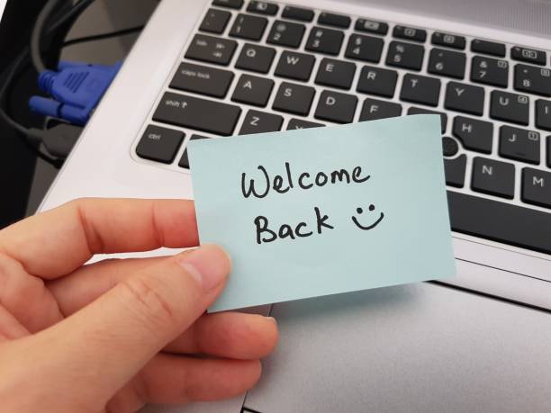 istock Welcome back employee to office during Covid-19 pandemic 1341419172