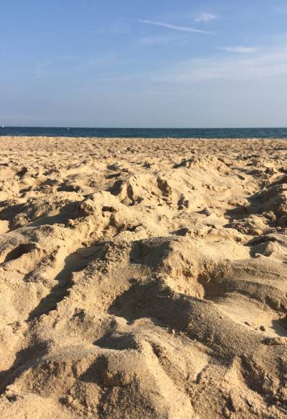 istock Sand sea and sky on late summer afternoon 1341422779