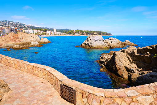 Cami de Ronda track at Lloret de Mar of Costa Brava Catalonia spain