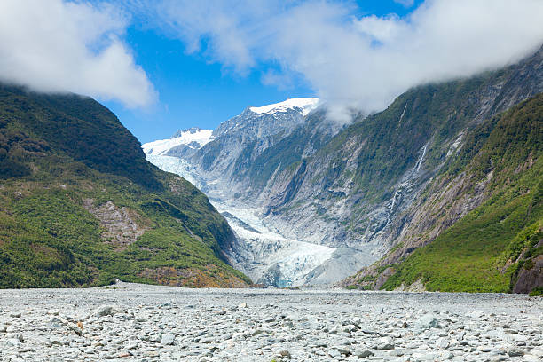 ghiacciaio franz josef - franz josef glacier foto e immagini stock