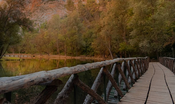 istock colorful lake with bridge in autumn 1341426465