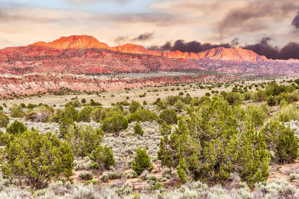 istock Sunset over the mountain at Valley of Fire 1341440876