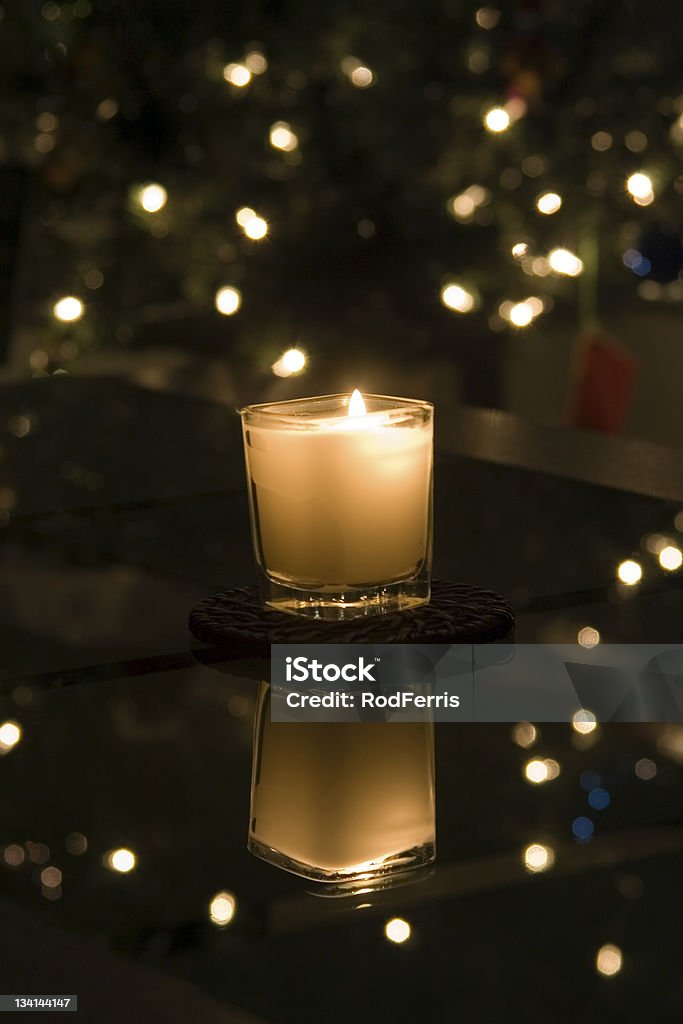 Uma vela de Natal - Royalty-free Beleza Foto de stock