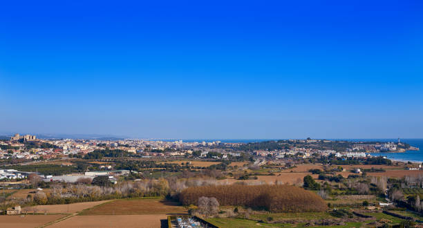 istock Altafulla aerial Skyline in Tarragona 1341445042