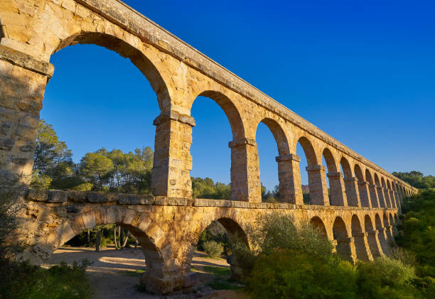 istock Aqueduct Pont del Diable in Tarragona 1341445237
