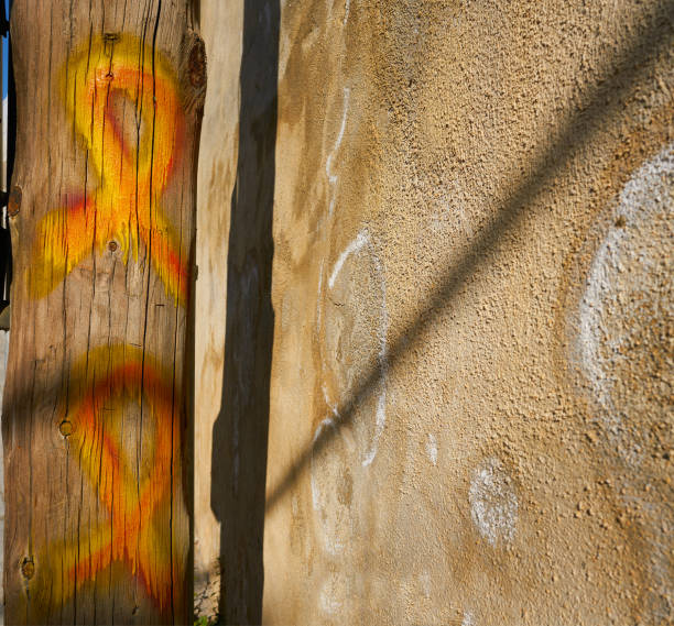 istock Catalonia yellow ribbon tie sign 1341446149