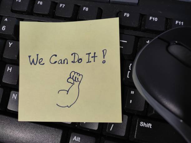 istock We can do it. Return to workplace during pandemic. Back to office concept. 1341447322