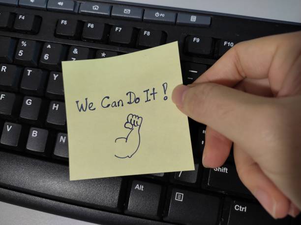 istock We can do it. Return to workplace during pandemic. Back to office concept. 1341447329