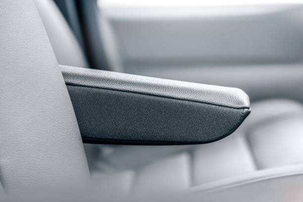 istock Opened armrests between the two front seats of the car 1341448122
