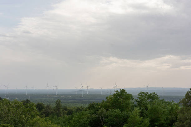 istock Wind turbines on a wind farm in Dalmatia, Croatia 1341448902