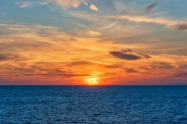 istock Sunset on the Adriatic Sea in Montenegro 1341449572