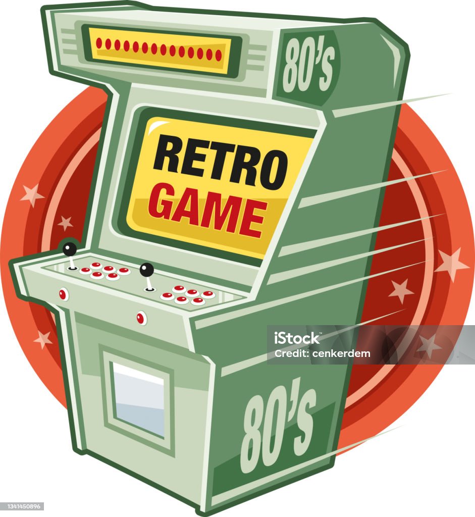 Vintage Game Console Stock Illustration - Download Image Now - Icon, Video  Arcade, Arcade - iStock