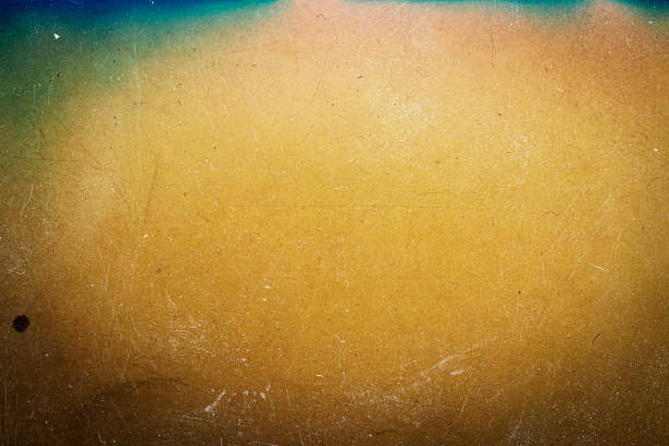 istock Abstract colorful scratched film background 1341452378
