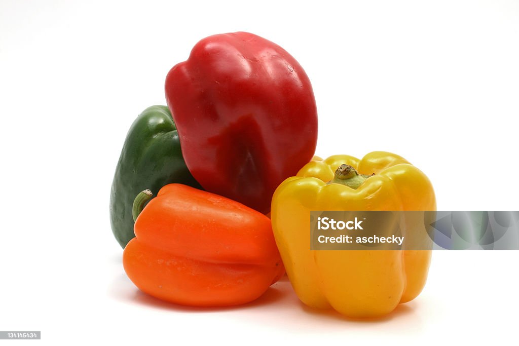 Verschiedene Farben der Paprika - Lizenzfrei Apfelsorte Golden Delicious Stock-Foto