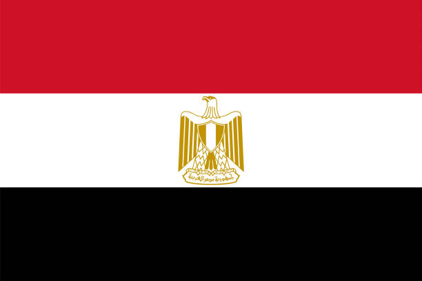 ilustrações, clipart, desenhos animados e ícones de bandeira do egito - egypt