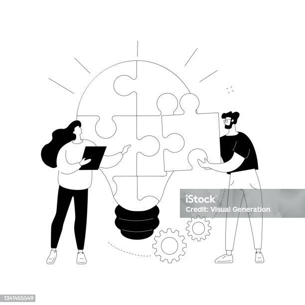 Problem Solving Abstract Concept Vector Illustration Stock Illustration ...