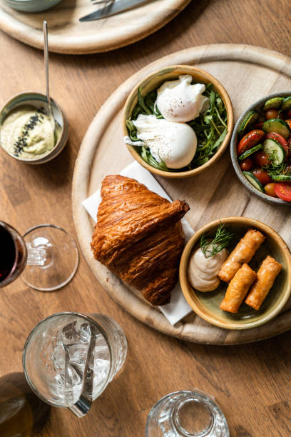 istock Directly above view of breakfast table 1341460282