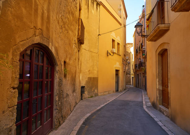 istock Tarragona old facades in Catalonia 1341462180