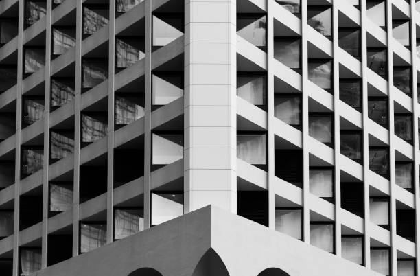 istock Exterior of modern architecture. building abstract background 1341462395