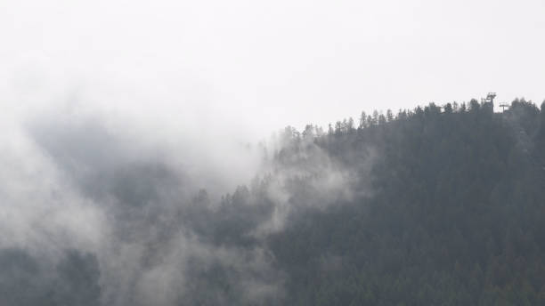 istock Epic Mountain Clouds Mist in Austria 1341462558