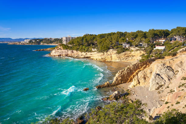 istock Cala Penya Tallada Salou beach Tarragona 1341463534