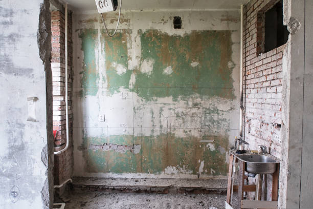 istock home renovation - old flat during renovation. Russia. 1341464720