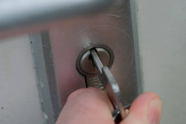 Holding A Key In Lock At Amsterdam The Netherlands 22-11-2020