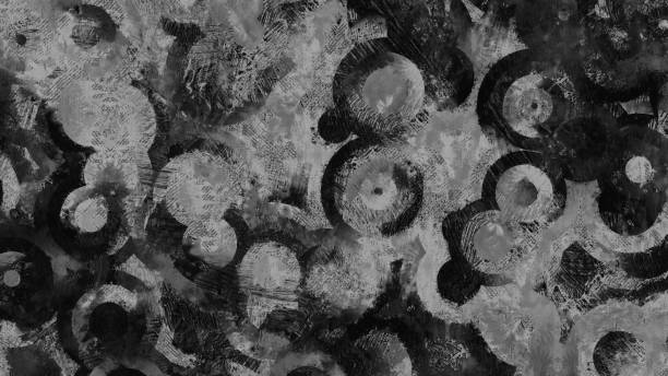 blob blots абстрактный гранж лужа фон черный серый пятна серебристый круг капля дождь жидкий фон контур хаос темно-серые пятнистые брызги полос - textured textured effect graffiti paint стоковые фото и изображения