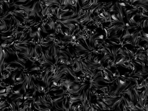 Black Texture Swirl Pattern Abstract Onyx Liquid Dark Gray Grey Brushing Background Fractal Fine Art Oil Paint Design template for presentation, flyer, card, poster, brochure, banner