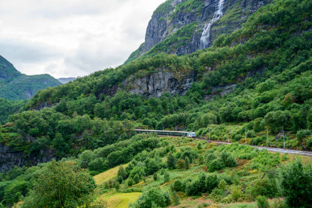 View on the mountains in central Norway