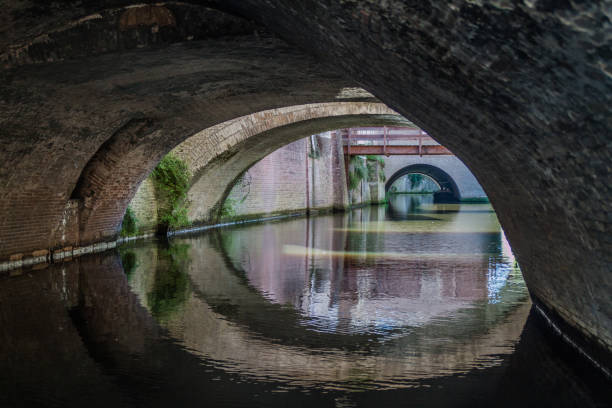 Bridges over a canal in Den Bosch, Netherlands
