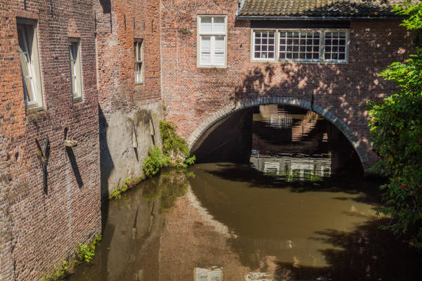 istock Old houses and a canal in Den Bosch, Netherlan 1341477168
