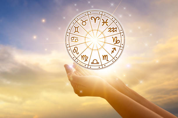 istock Zodiac signs inside of horoscope circle astrology and horoscopes concept 1341483066