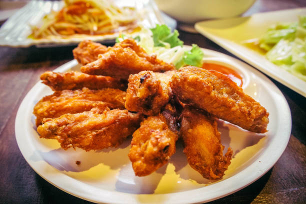 istock with salad and sweet dip 1341483176