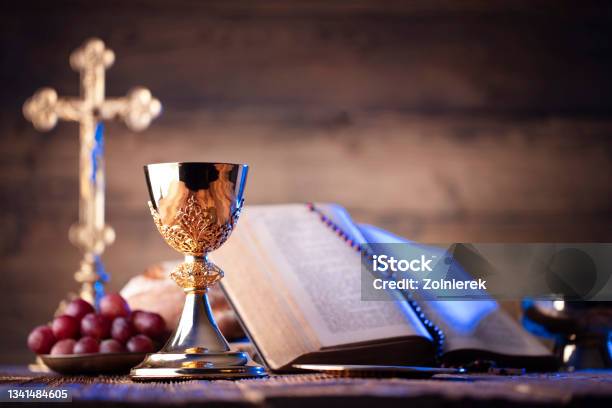 Catholic Religion Concept Stock Photo - Download Image Now - Spirituality, Religious Mass, Rosary Beads