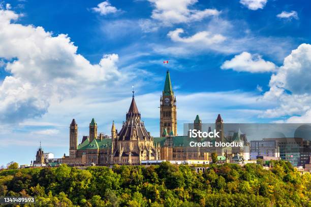 Canadian Parliament In Ottawa Stock Photo - Download Image Now - Ottawa, Canada, Parliament Hill - Ottawa