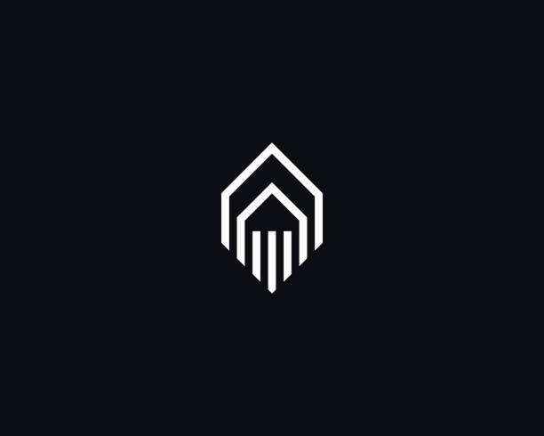 Building and Architecture Real estate emblem design template. Design for cityscape, construction, real estate, property and construction. agency logo stock illustrations