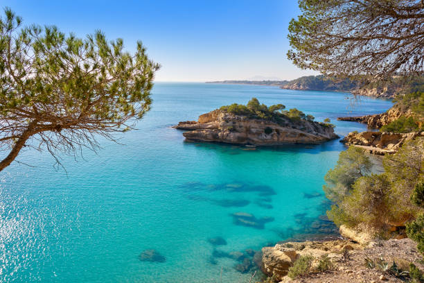 istock Ametlla L'ametlla de mar beach illot 1341489791