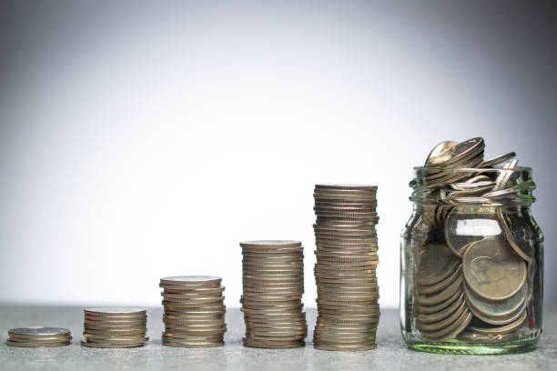 istock Stack saving money for investment your business 1341493240